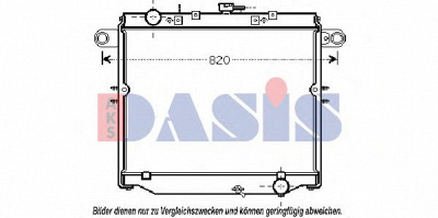 AKS DASIS 210216n -  Радиатор, охлаждение двигателя